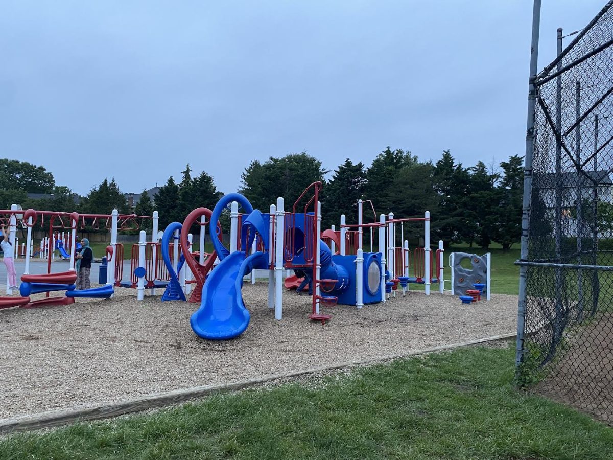 The Stone Mill Elementary School playground is the best of what the feeder elementary schools have to offer.