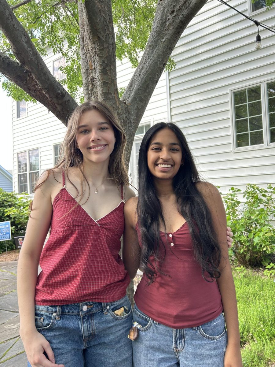 Senior Diya Khetan (this writer) and Howard High School senior Sophie Mueller got off the Brown waitlist on May 5. Both students are now committed to attending Brown University this fall.