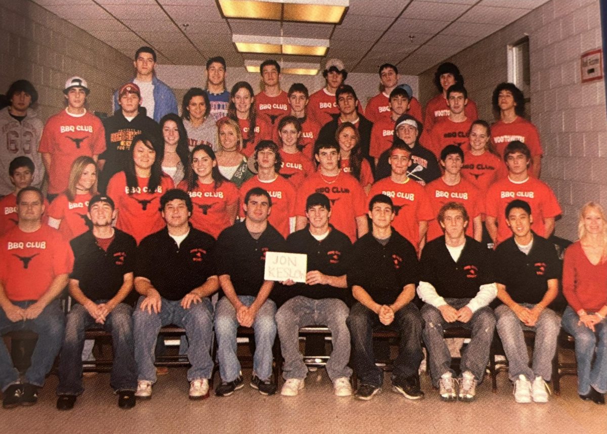 The BBQ Club yearbook photo from 2007. Photo used with permission from Fife & Drum yearbook.