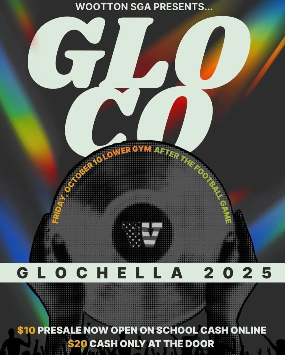 SGA posted additional information on Glochella on Sept. 25 when sales opened. Students can now buy their tickets online to be able to attend the Coachella-themed Gloco in the lower gym following the homecoming football game on Oct. 10. "I am excited to see the Glochella decorations at Gloco and the banner reveal at the pep rally," SGA member Malia Bellamy said. Photo by WoottonSGA instagram.