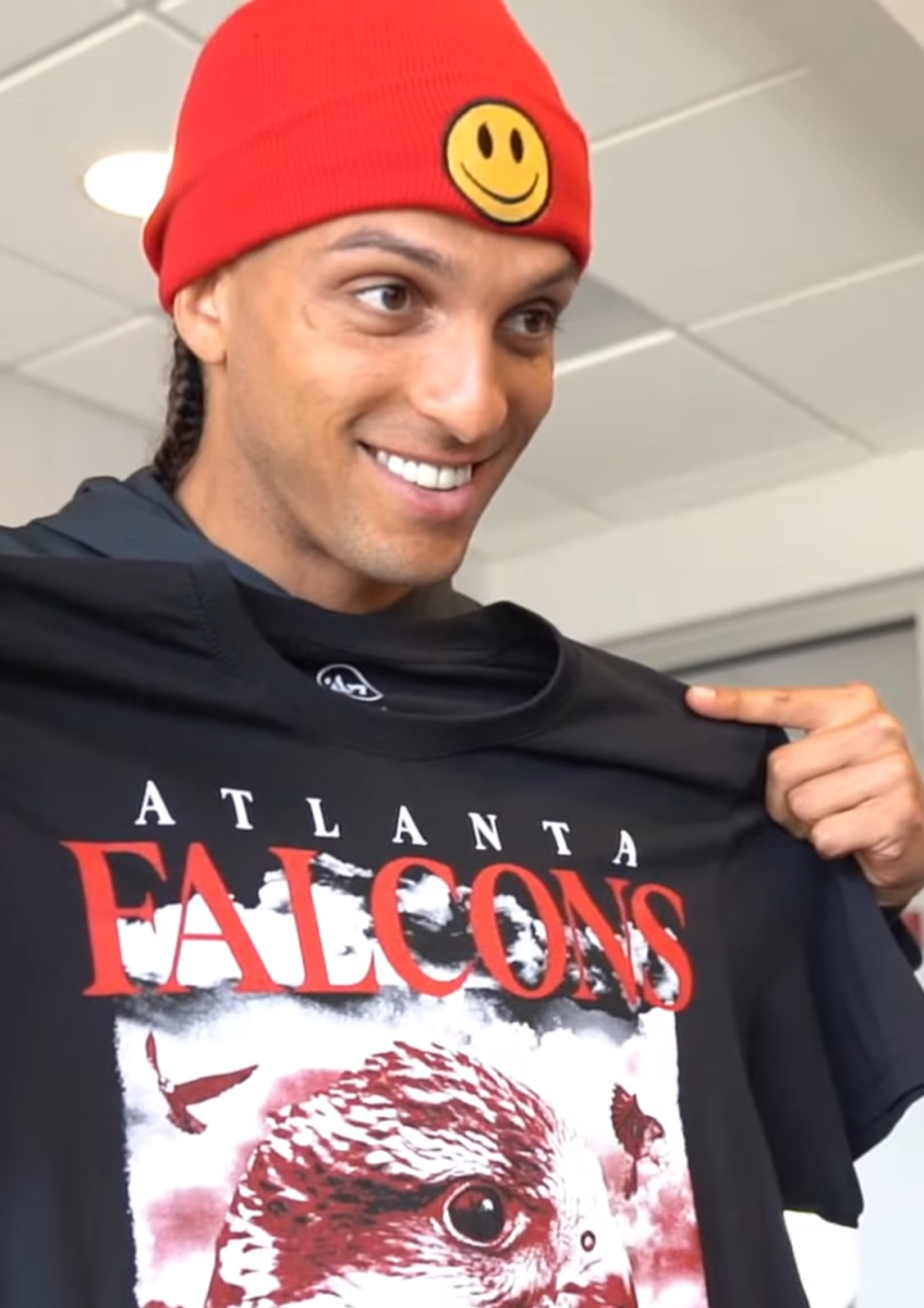 Mack Hollins, an alumni of this school, transferred from the Buffalo Bills to the New England Patriots on Mar. 14. Hollins is a wide receiver and will play against the Bills with his new team on Dec. 14. "Atlanta Falcons Mack Hollins MAR2023" by Atlanta Falcons is licensed under CC BY 3.0.