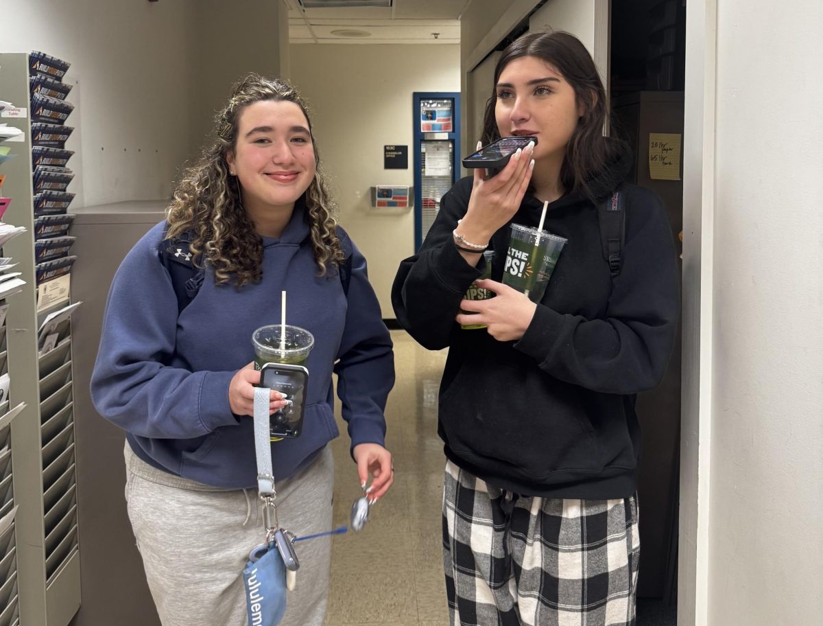 Juniors Elli Zellivinski and Ava Rostami got calls home from administration for ordering Panera to school. “I think it’s so unfair that we got calls home when we simply just ordered food,” junior Elli Zellivinski said. 