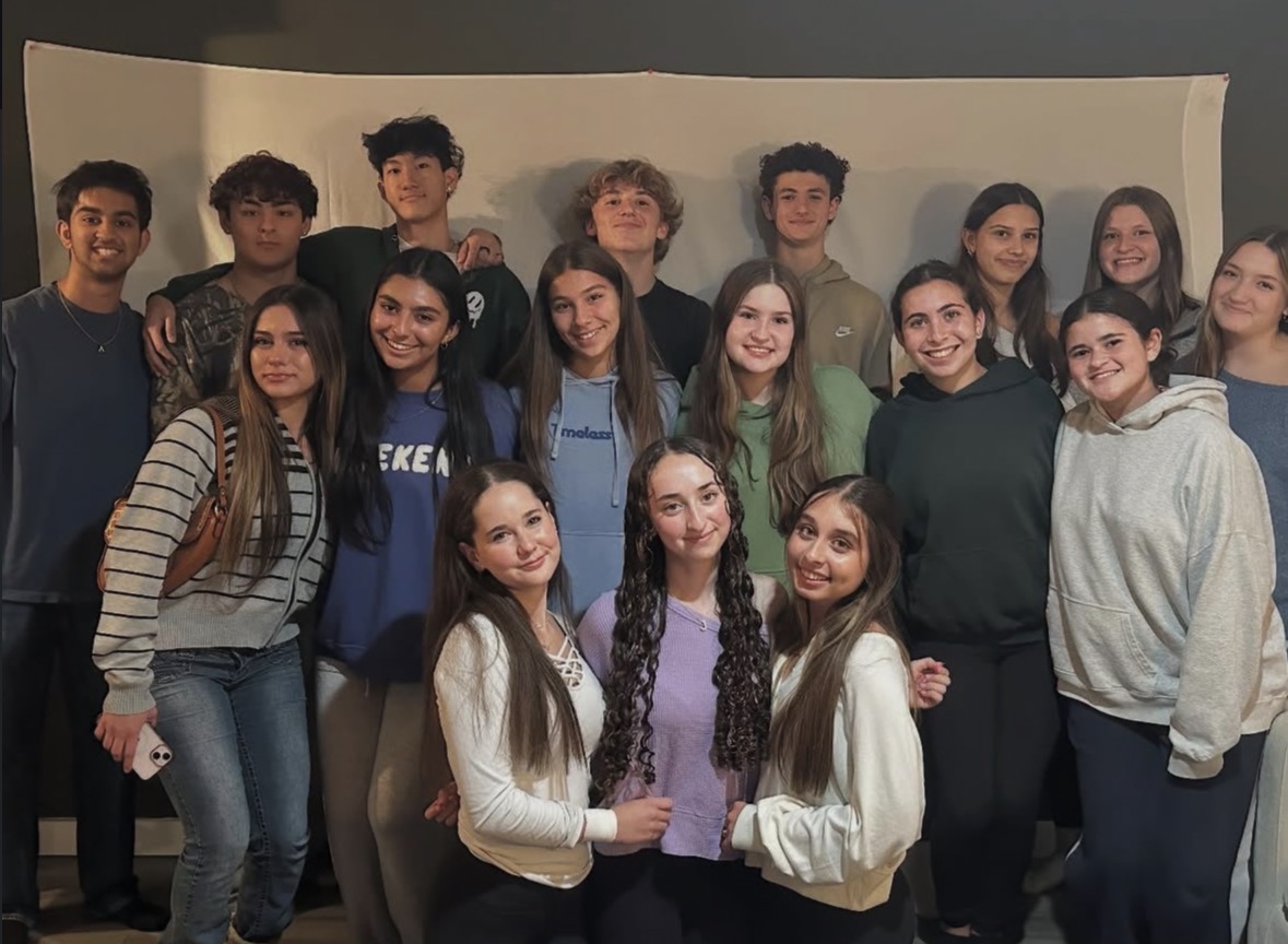 The Patriots For A Cure team celebrates after their first successful club meeting on Oct. 10, 2025. Photo by Neeki Naderi