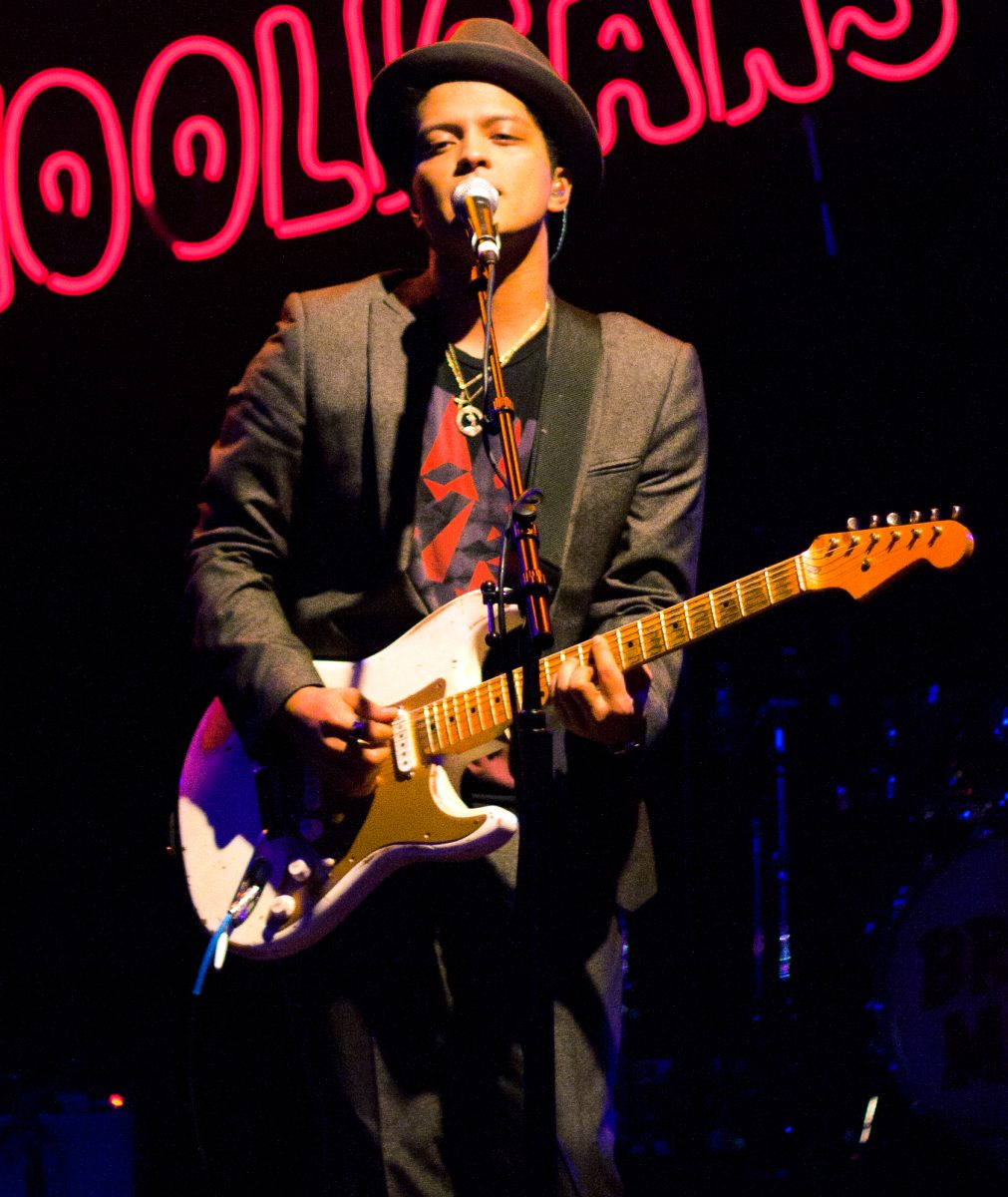 Bruno Mars shows his smooth voice and romantic style in his new album, which mixes various musical genres. Mars makes the album feel personal and memorable, showing why he’s still one of the most talented artists today. "Bruno Mars 2010" by Brothers Le licensed under CC BY 2.0.