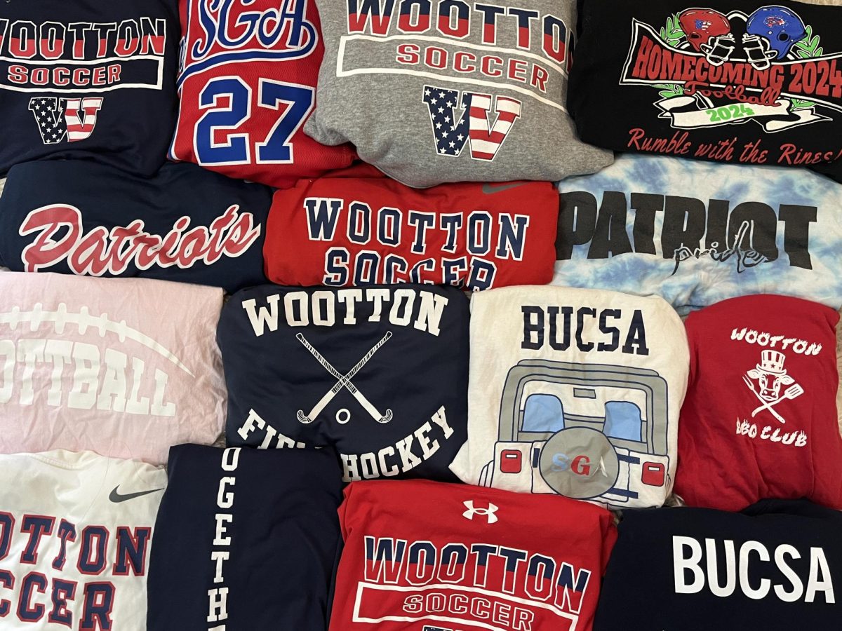 After three years of high school and loads of hand-me-downs, Catherine Bucsa (this writer) has acquired soccer, SGA, BBQ club and homecoming game merchandise. "I love to wear my sister's old merch and my new basketball gear," junior Hailey Goldeberg said.