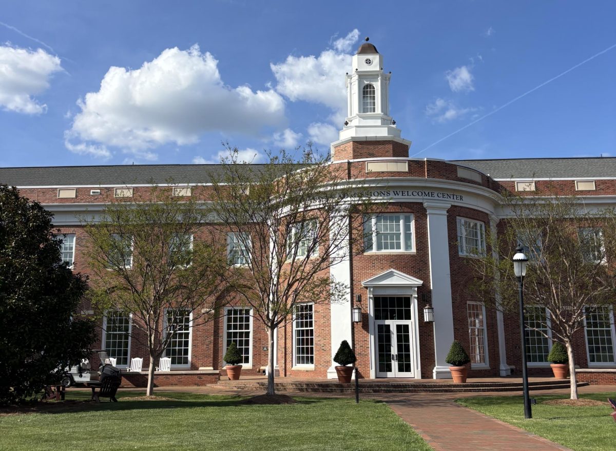 Junior Sofia Sklias tours Elon University located in Elon, South Carolina, over spring break.