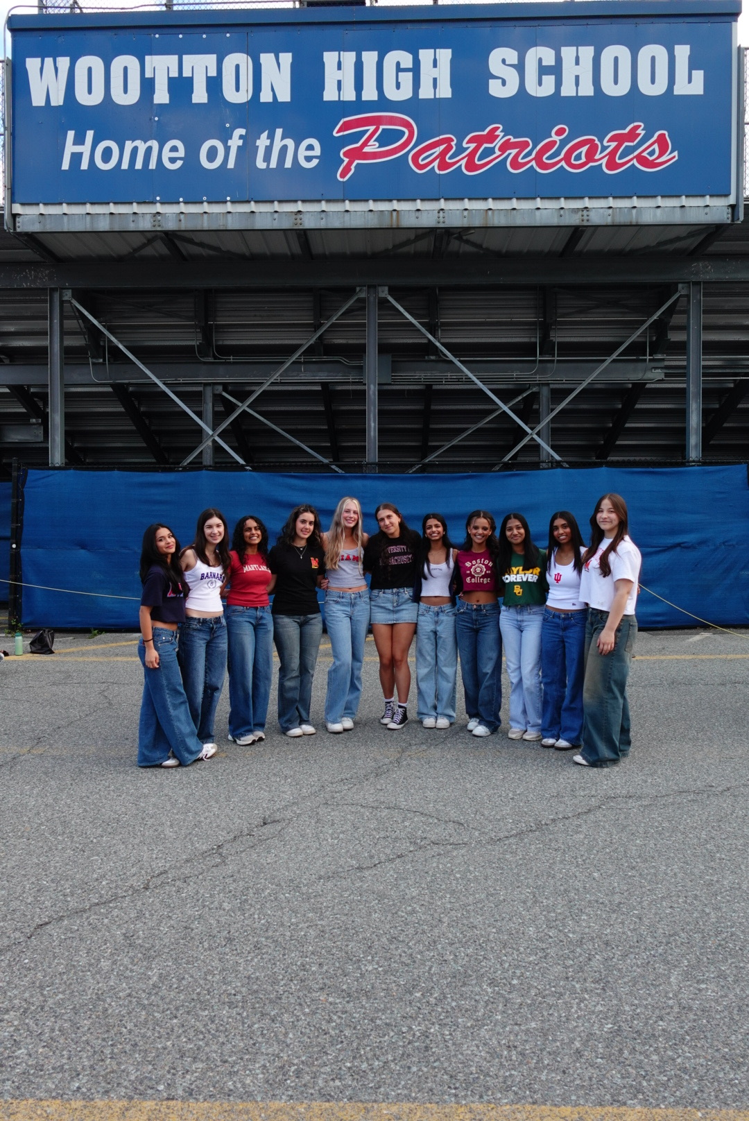 Senior Rebekah Buchman (this writer) and her friends at the senior picnic held on May 1. Photo courtesy Rebekah Buchman