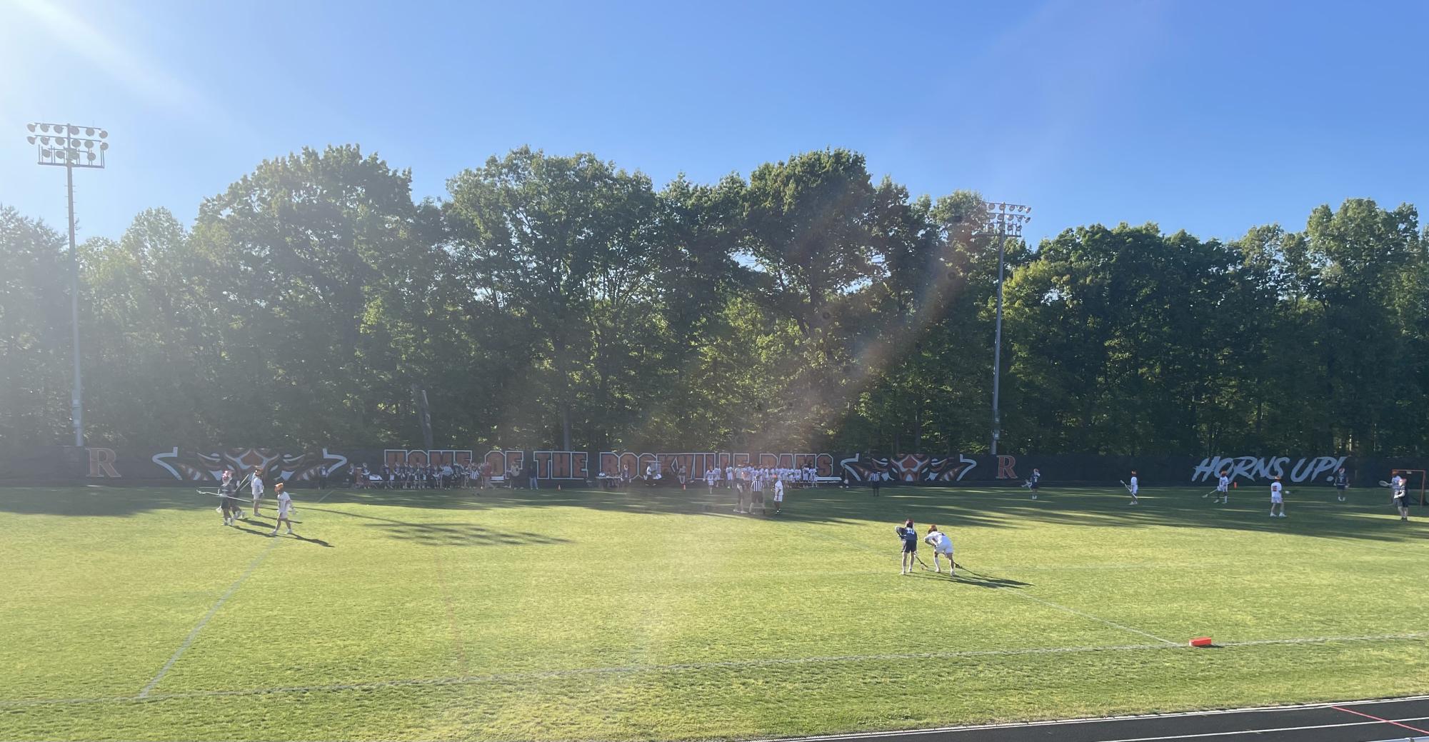 On Monday, May 11, the boys' varsity lacrosse team rematched a strong Rockville team. The Rams bested the Patriots 11-2. "I wish we all got to play in the final game, but maybe that will change for next year," junior Keon Grey said.
