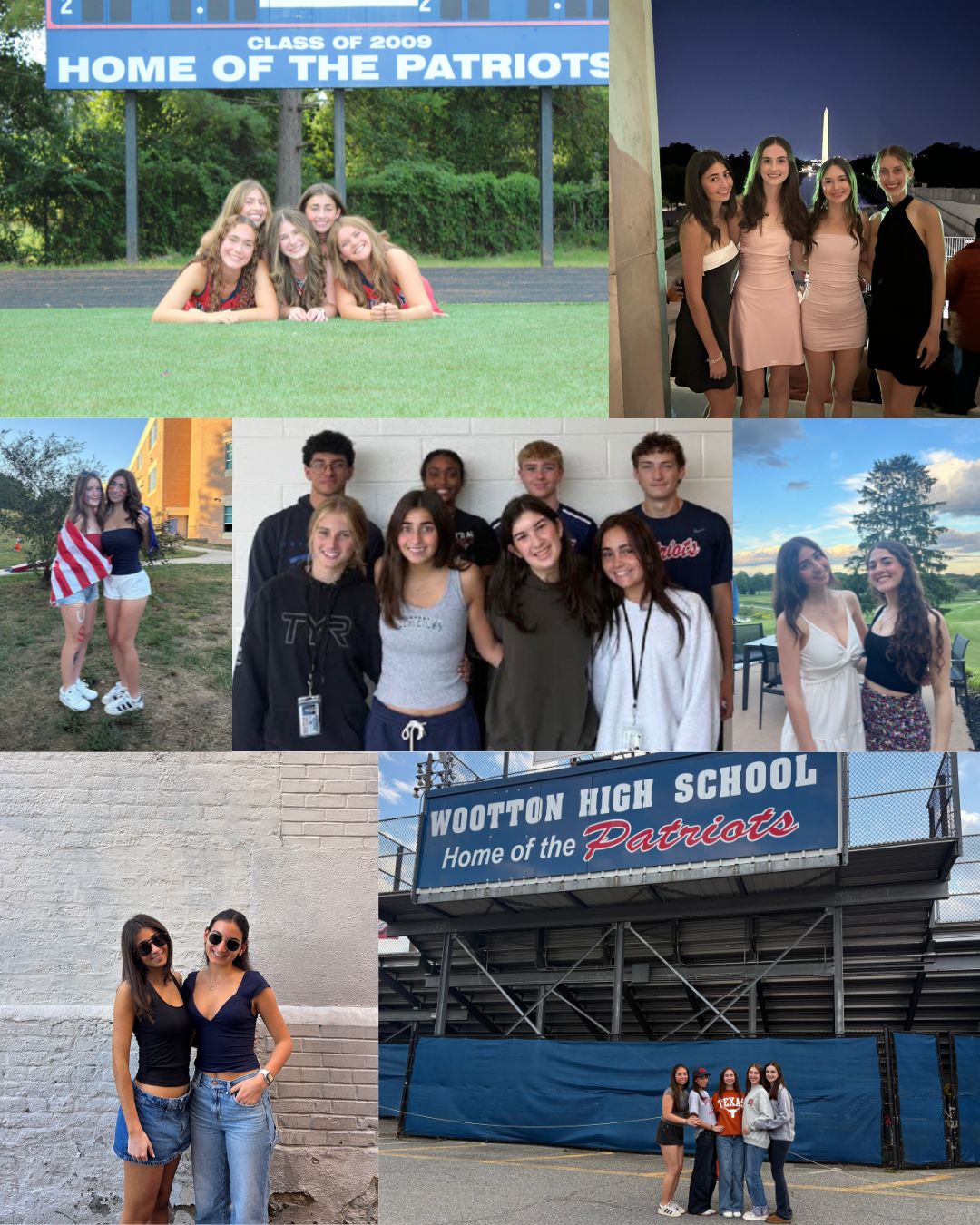 Senior Hayley Gottesman reflects on meaningful events throughout high school: football games, homecoming, field hockey, working with the other editors-in-chief, making friends within Common Sense and committing to college. Collage by Hayley Gottesman