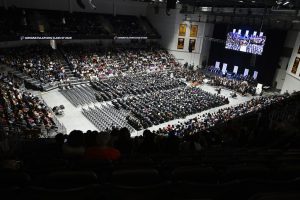 This year's senior graduation will be held on Friday, May 29, in UMBC's Chesapeake Employers Insurance Arena. While this will be an exciting event for seniors and their loved ones, it is also the hope that they will reflect on their past experiences in order to continue being successful in the future. "I think graduation is a good time to reflect on the past four years, but also look forward to the next chapter. It is good to reflect on what made you successful so far to continue that in whatever comes next," graduation coordinator and senior class sponsor Keith Schwartz said. "Northwest High School Commencement" by MDGovpics is licensed under CC BY 2.0.