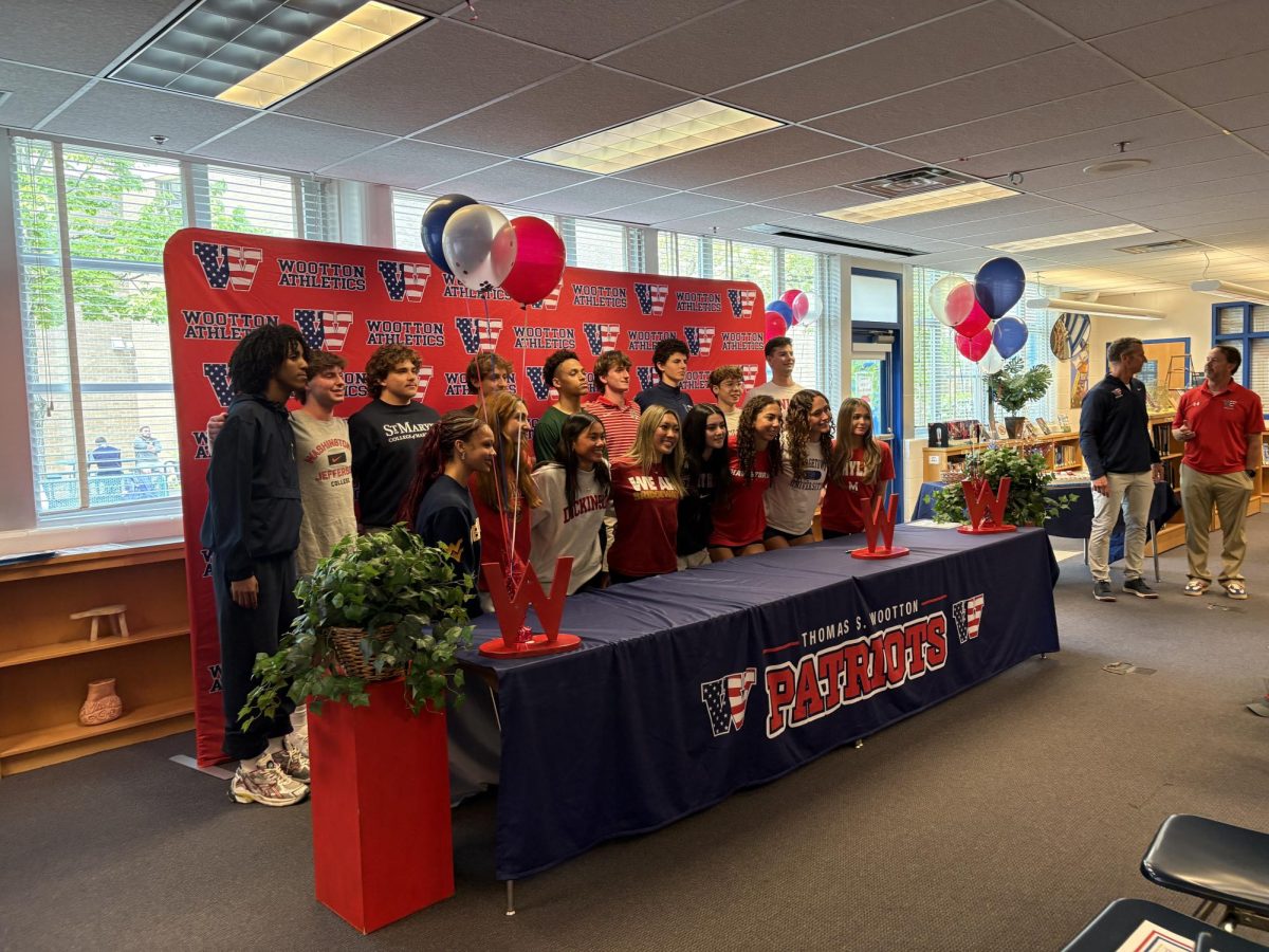 On April 22, the school hosted signing day in the Media Center for the class of 2026's 17 student athletes as they continue their athletic career in college.